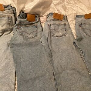 Levi's Blue Straight Jeans Classic Style